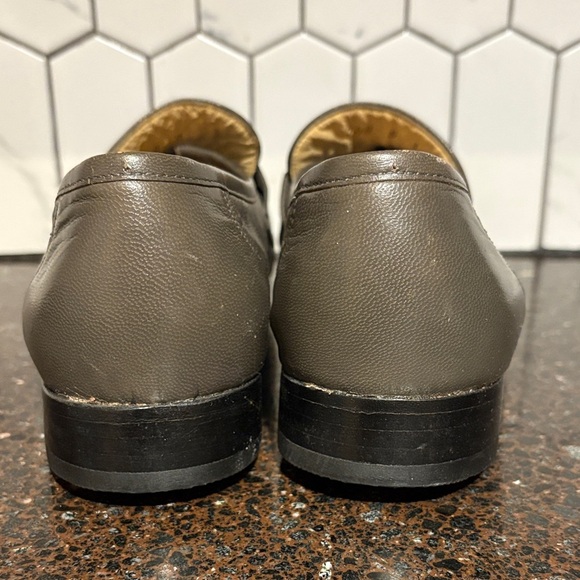 Jarman Dark Gray Leather Loafers for Men, size 8 - Picture 6 of 10